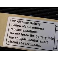 Niki T34 Battery Label