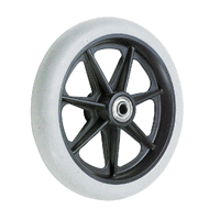 6" x 1" Walker Wheel - Grey 40mm Hub