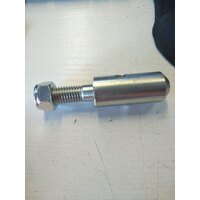 22mm Solid Pintle 48mm Long - Zinc Plated - Round