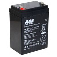 MI Battery Experts - 12v 2.6Ah - F1 Terminals - L 70mm x W 48mm x H 97mm