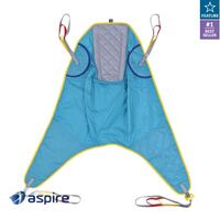 Aspire Low Friction General Purpose SLING W/Head Support - Large - Parasilk