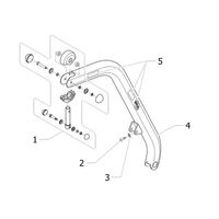 Invacare Jasmine Hoist HARDWARE KIT For Hanger Bar