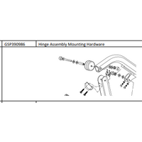 A205 Hoist Hinge Assembly Mounting Hardware