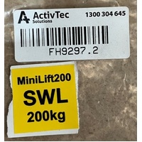 MiniLift 200 SWL Sticker