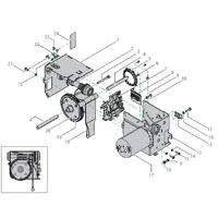 Arjo Maxi Sky 600 - Transmission Replacement SHAFT Assembly