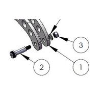 Allegro 6mm Nyloc Nut For Space Link Pivot Bolt