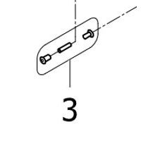 Invacare, 180kg Birdie Evo Hoist, DAMPER FIXATION KIT