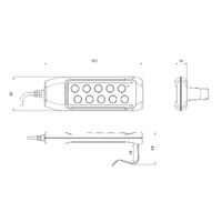 Moteck, HC-10-4-01-H30-0F0F, 10 Buttons, HANDSET