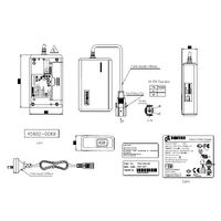 Timotion 1 Meter BATTERY PACK W/ 2 Pins Cable