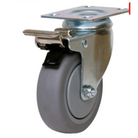 Richmond 100mm Plated Braking CASTOR