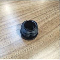 Round ribbed tube insert, 22mm od x 0.8 -3mm, black PE