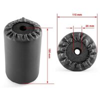 110mm x 190mm Upholstery Foam Roller