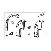 HillRom CS900 Bed Side Rail FOOT COVERS KIT