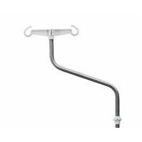 SPARE IV HOOK FOR ARJO ENTERPRISE BED-ACC02 (This is the hook only, 2 prong, plastic, Grey)