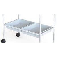 K Care Opaque Acrylic TRAY To Suit Bassinet Trolley - White