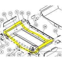 Hill Rom, Versacare P3201H Moving Foot Section SVC, WELD