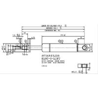 Stabilus, BLOC-O-LIFT, 275N - 025347, GAS STRUT