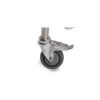 Smik Care Classic Linen Skip 75mm Brake CASTOR - Includes Expanding Pintle