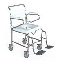 Kcare  445mm W Attendant Propelled Swing Footrest KA114 SHOWER COMMODE (seat not included)