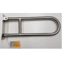 Drop Down Heavy Duty Stainless Steel Toilet Grab Rail 800mm