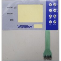 Wedderburn WM303H Button MEMBRANE