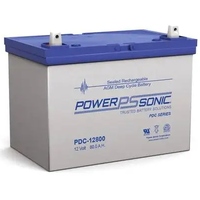 Powersonic12V 80Ah SLA Battery Width 168mm Height 210mm Length 260mm