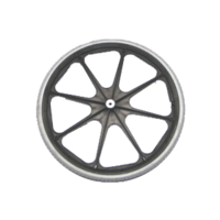 WHEEL 22 PLASTIC pneum./tyre