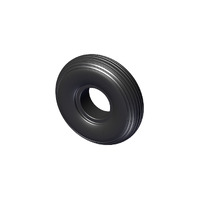 TIRE, SOLID 210x65 (2.50-3), BLACK