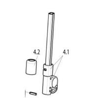 Quickie To Suit Xenon 2 Chair, Footplate HOLDER With SA Mech