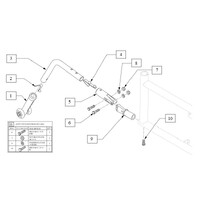 Quickie Anti Tip BRACKET ASSEMBLY