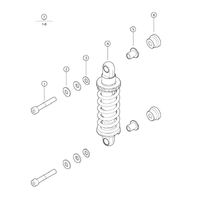 Permobil, To Suit M3 M1 Corpus, Shock ABSORBER KIT - Including HDW