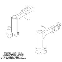 Invacare, To Suit Model 3GTQ Chair,LEGREST RECEIVER - Pair