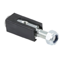 22mm Solid Pintle 48mm Long - Zinc Plated - Square - With Adaptor