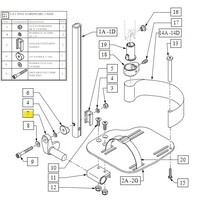 FTRST MOUNTING BRKT-3/8 RAD LHS