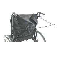 Breezy Basix 2 430mm With 3 Straps BACK SLING To Suit SW43 Wheelchair