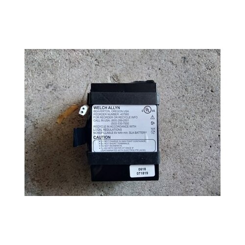 Genuine Welch Allyn Lead-Acid Battery (6 Volt) VSM 300 Series - Recommend BM4062.5