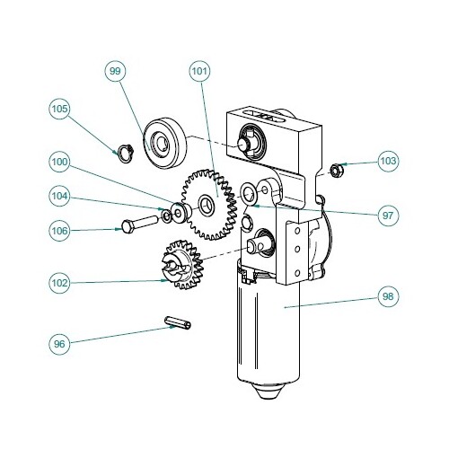 Monarch Ceiling Hoist Trolley Idler GEAR