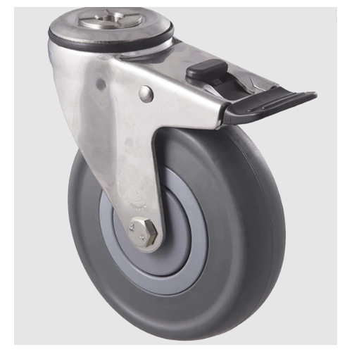 Fallshaw Stainless Steel MSC Series 125mm Total Lock Castor