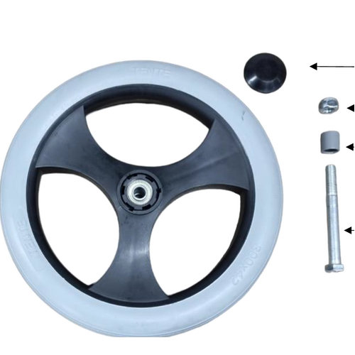 Regency R3000/R3000N Chair Rear Wheel Replacement Kit - Each