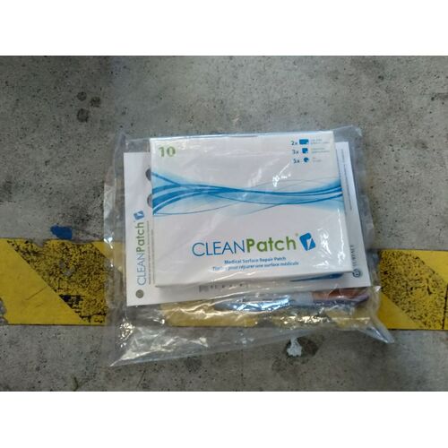 (Clean Patch) Stretch Patches - Variety Kit (10 pack different sizes etc) - suits stretch material (suits flotation chair material and other)