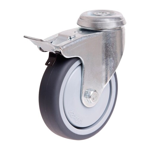 Richmond Utility Series 100mm Brake Castor - M10 Hole