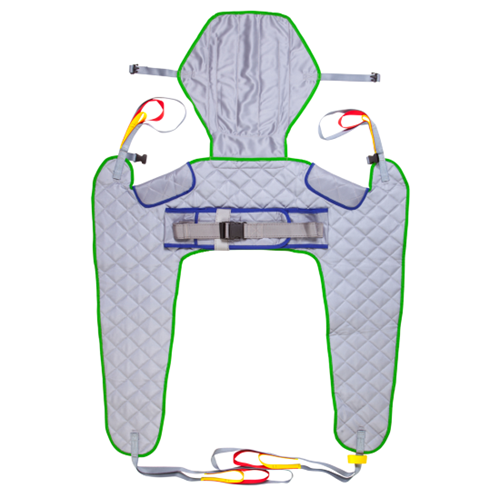 Aspire Deluxe Hygiene Access Sling - Head Support - Polyester - Loop - Buckle Belt - 300kg - Extra Large