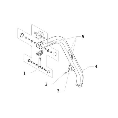 Invacare Jasmine Hoist HARDWARE KIT For Hanger Bar