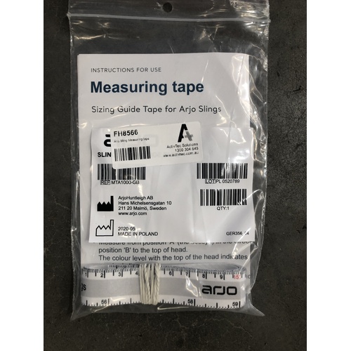 Arjo Sling Measuring tape