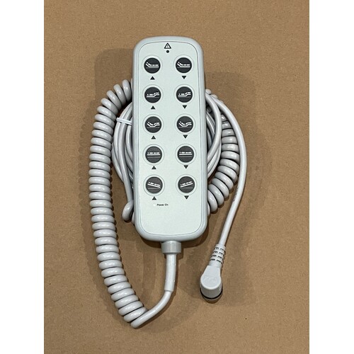 Dewert HS 51495 /74401 Bed Handset - 10 Button - 13 Pin Plug