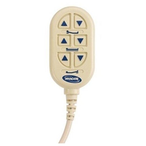 Invacare CS5 Bed Handset - 6 Button - RJ45 / Internet Style Plug