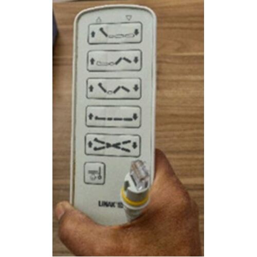 Eurocare Floorline Bed - 11 Button HANDSET With Light - RJ45 / Internet Style Plug