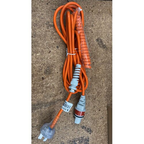 Howard Wright M7/ M8 Mains Power Lead - Orange