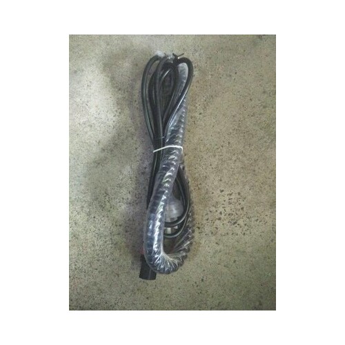 Linak Curly Mains CABLE - Earthed - Black