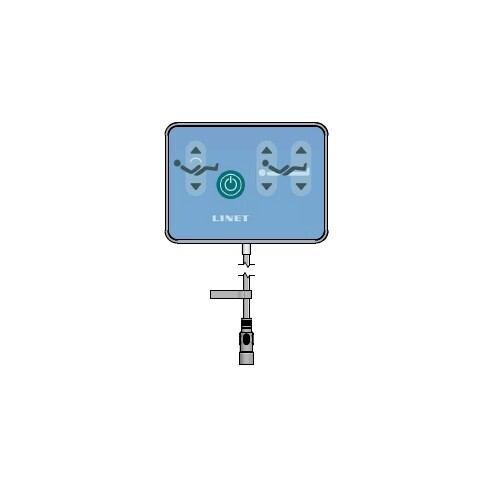 Linet Siderail Digital LHS Contorl MEMBRANE W/ Underlight